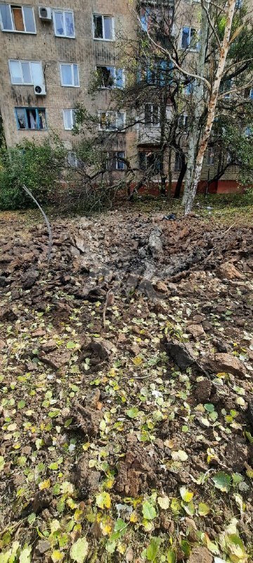 Последствия обстрела Горловки сегодня 15.10.25