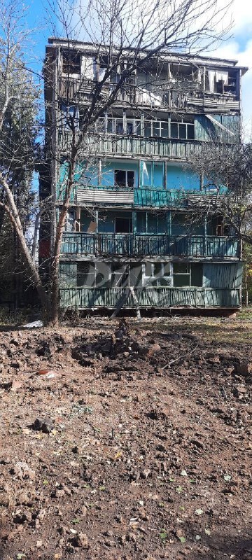 Последствия обстрела Горловки