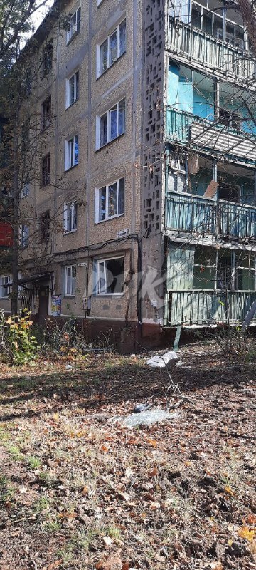 Последствия обстрела Горловки 15 октября