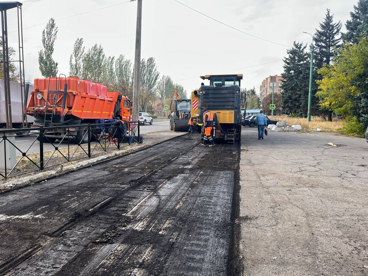 Ремонт дорог в Горловке