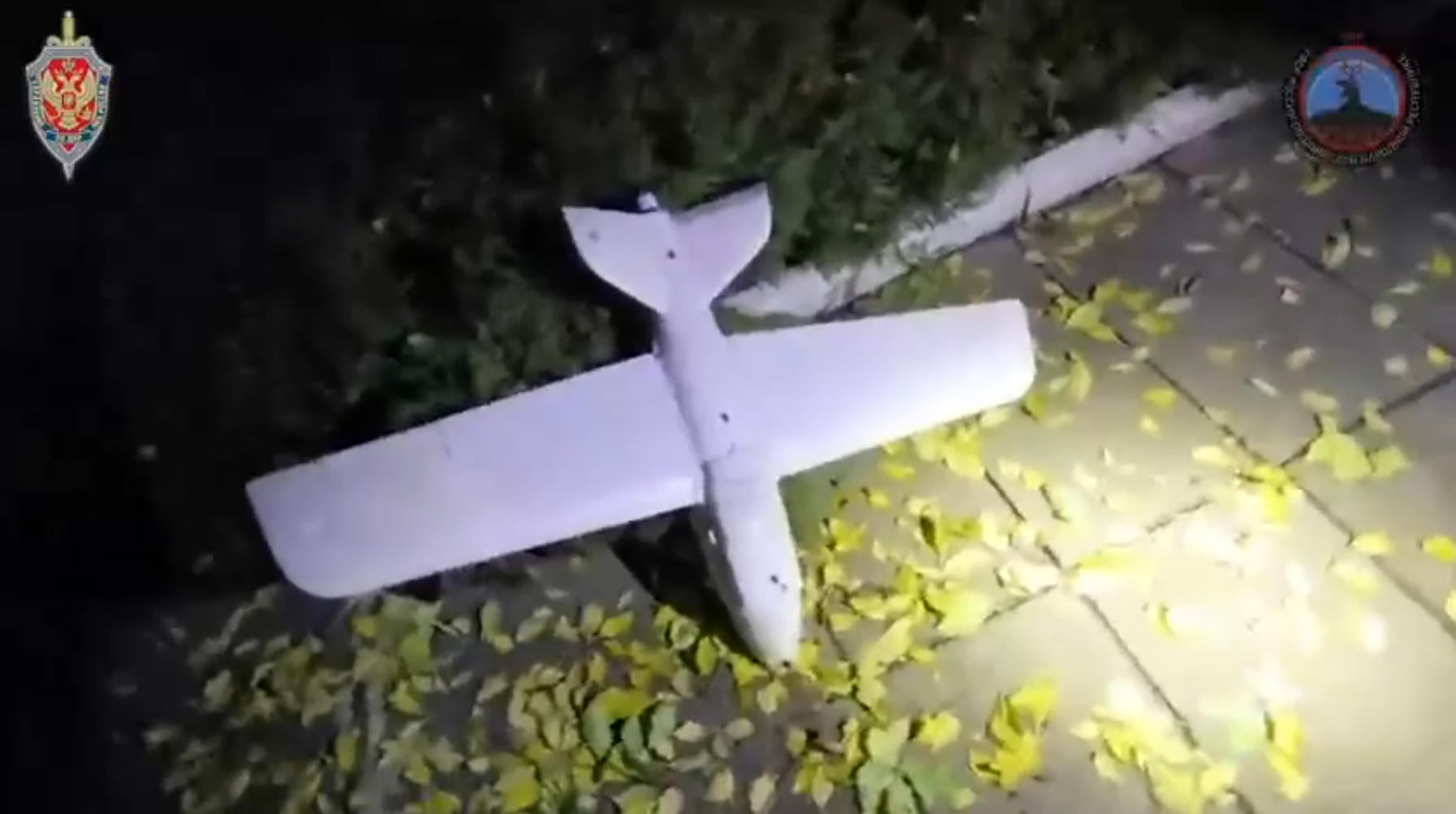 Нейтрализованный БПЛА ВСУ системой ПВО и РЭБ «Купол Донбасса»