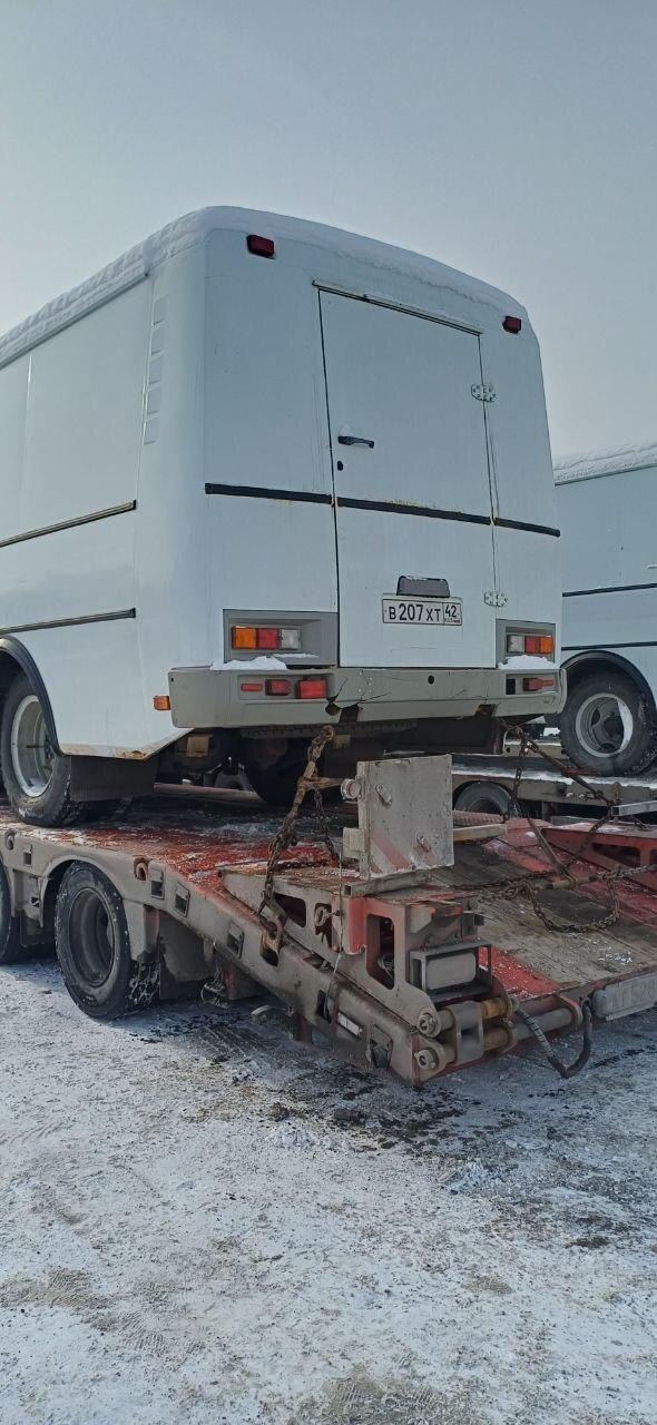 Кузбасс направил автобусы ПАЗ в Горловку