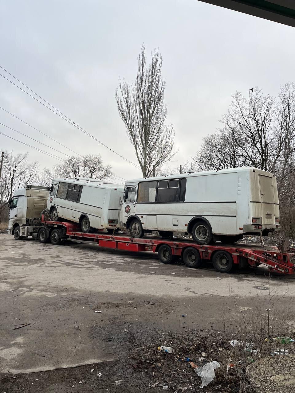 Автобусы из Кузбасса прибыли в Горловку