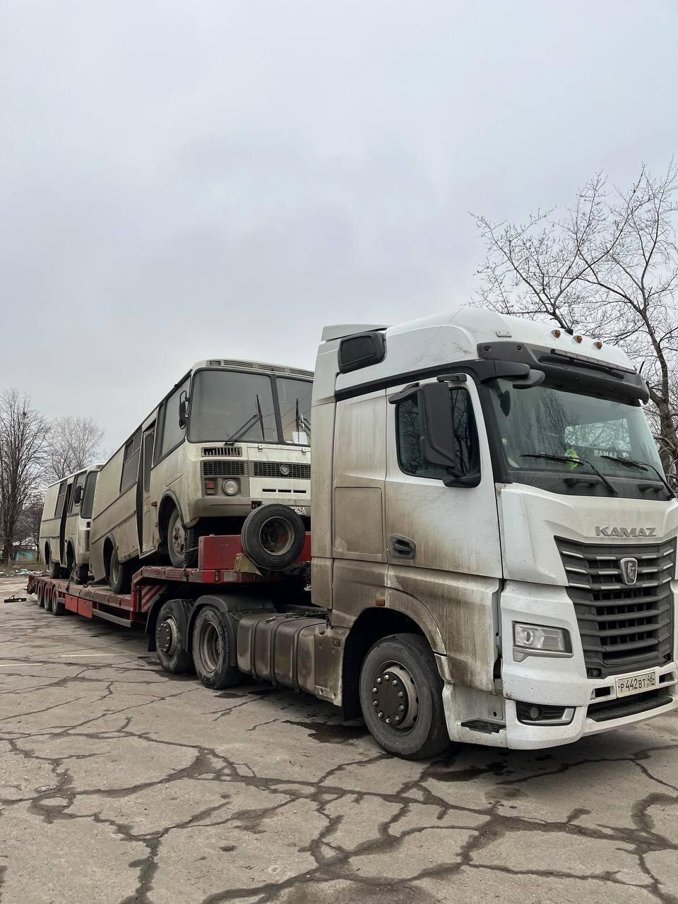 Автобусы из Кузбасса Горловке