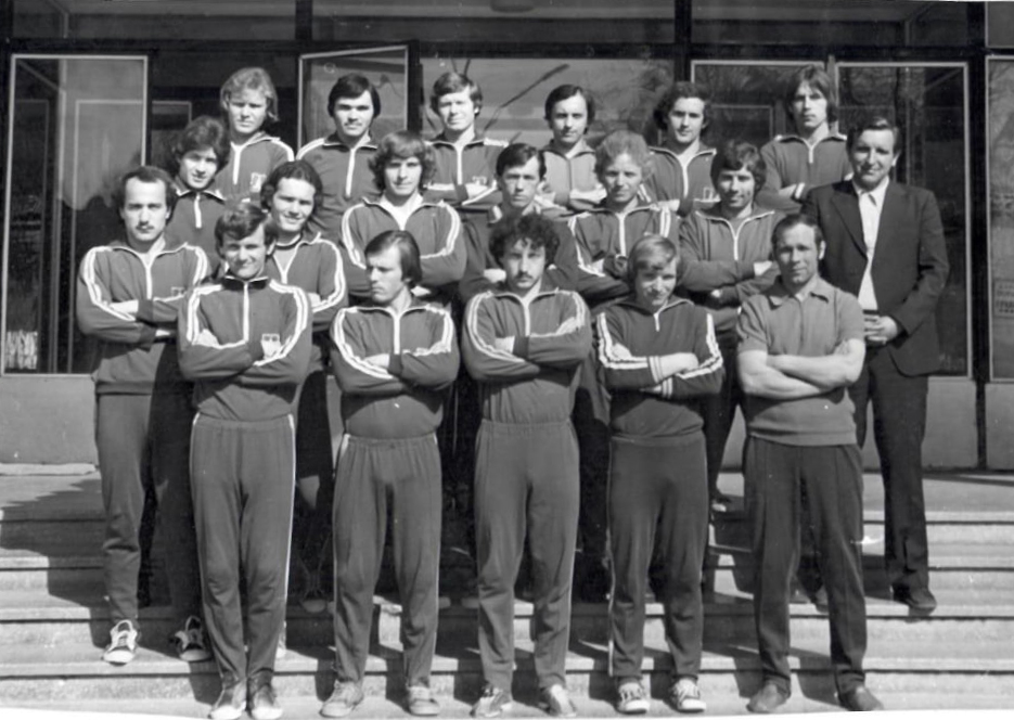 1979 год. Шахтёр на предсезонных сборах в Евпатории