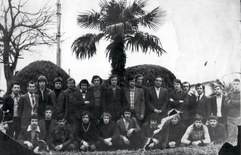 1980 год. Черноморское побережье. Шахтёр на предсезонных сборах