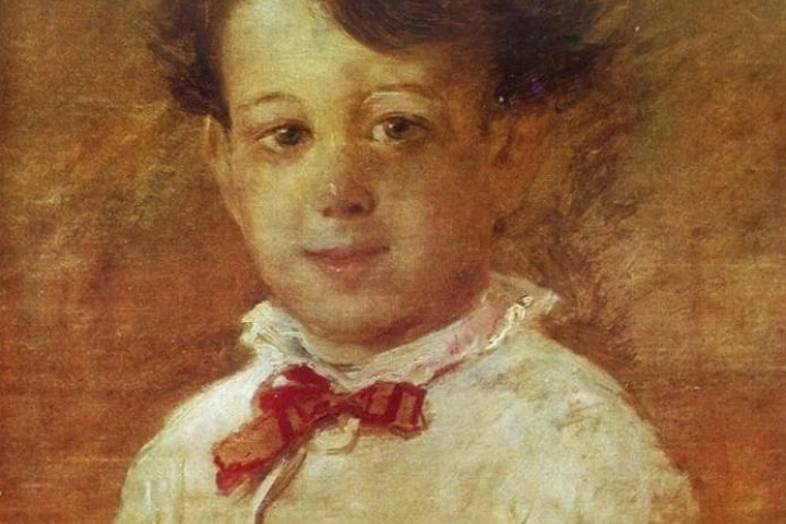 Ге Н.Н. 1831-1894 Портрет мальчика 1878 Холст, масло, Горловский