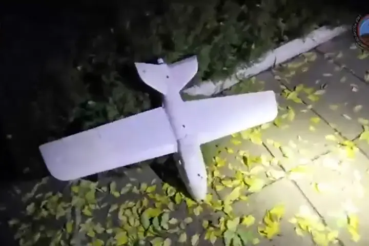 Нейтрализованный БПЛА ВСУ системой ПВО и РЭБ «Купол Донбасса»