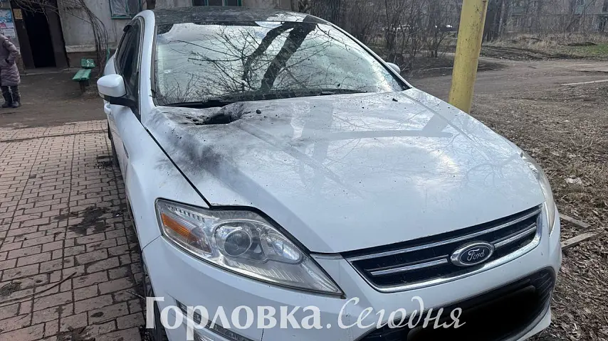 Последствия обстрела Горловки